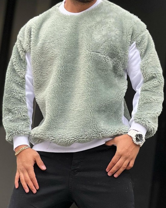 Men's coral fleece light warm sweatshirt HF0502-03-04 Men's coral fleece light warm sweatshirt HF0502-03-04