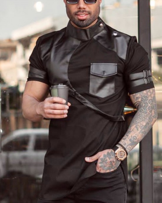 Loose crew neck work top HF1008-03-04 Loose crew neck work top HF1008-03-04