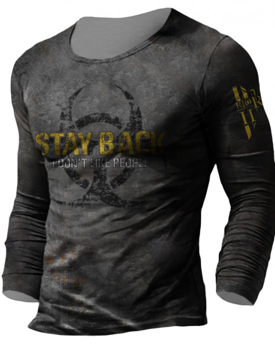 Men's Casual Loose Long Sleeve T-Shirt HF1103-03-04 Men's Casual Loose Long Sleeve T-Shirt HF1103-03-04