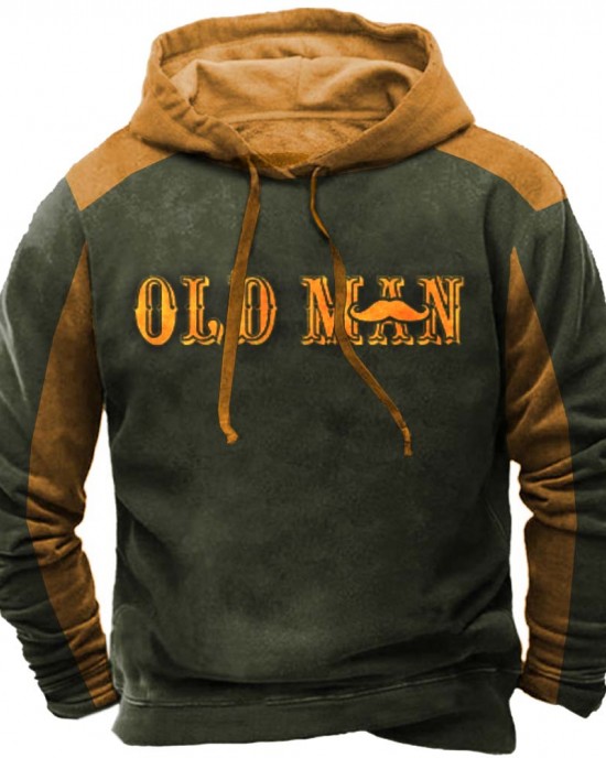 Men's printed pullover long sleeve hooded sweatshirt HF1212-03-02 Men's printed pullover long sleeve hooded sweatshirt HF1212-03-02