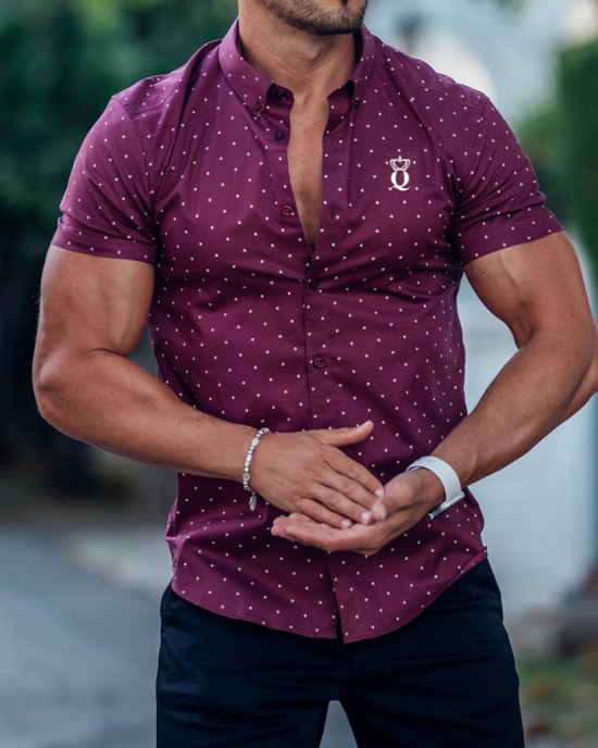 casual lapel long sleeve shirt HF2218-02-03 casual lapel long sleeve shirt HF2218-02-03
